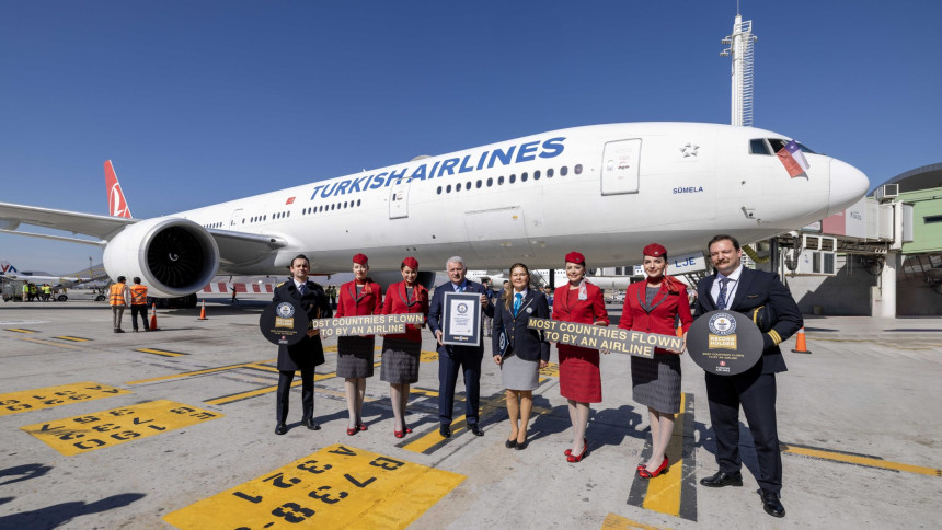 Con 131 destinos a nivel global, Turkish Airlines obtiene título Guinness World Records 